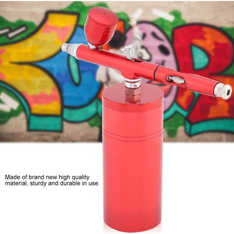 Kit d'impression par pistolet à peinture avec compresseur d'air miniature de 0,3 mm et 7 cm³ (1/5)
