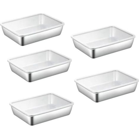 5 pièces boite conservation alimentaire, boite congelation alimentaire, conservation des aliments, boite de conservation alimentaire, boîtes alimentaires, boite rangement alimentaire (1/5)