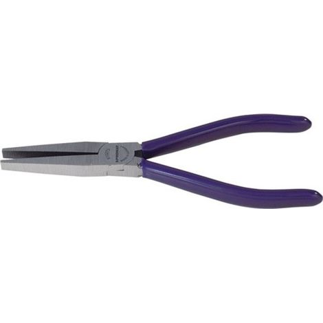 Alicate b/plana recta larga 160mm m/plast format