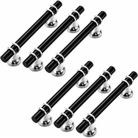 6pcs poignee de cuisine 128mm poignée meuble argenté-Poignee de Meuble Cuisine Inox Poignée de Porte Poignée Cuisine (1/5)