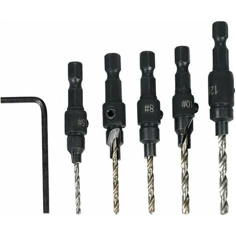 Foret, Kit Ouvre-Trou Pour Le Travail Du Bois, 5Pcs (1/5)