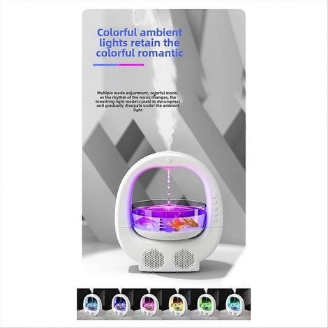 Enceinte Bluetooth avec humidificateur et lumière d'ambiance (1/5)