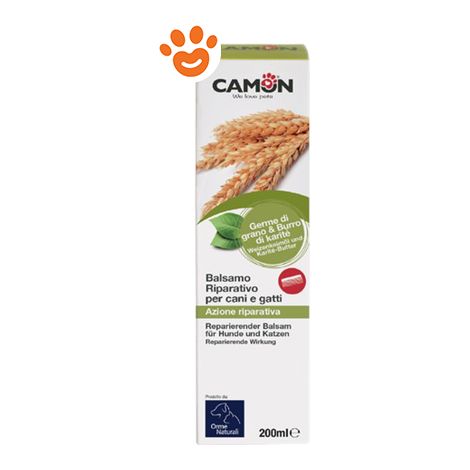 Camon Dog&Cat Orme Naturali Balsamo Riparatore - Camon Dog&Cat Orme Naturali Balsamo Riparatore - Confezione Da 200 Ml