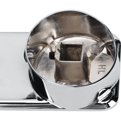 Grifo de lavabo de aleación de zinc con maneta cromada de 50 mm – Maneta de grifo de ducha/inodoro perfilada de 97 mm x 22 mm (1/5)