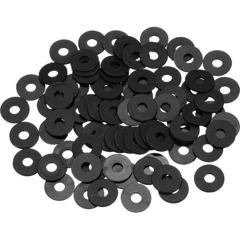 85Pcs Entretoise Plastique M3 Rondelle 3mm ID 10mm OD 1mm Épais (1/5)