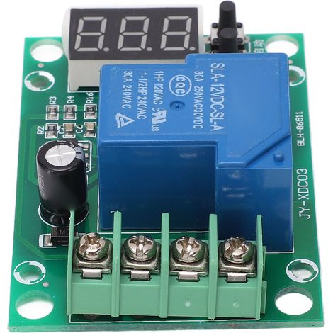 Module de chargeur de batterie avec affichage numérique, résistant à la corrosion et robuste, module de contrôle de charge 12 V (1/5)