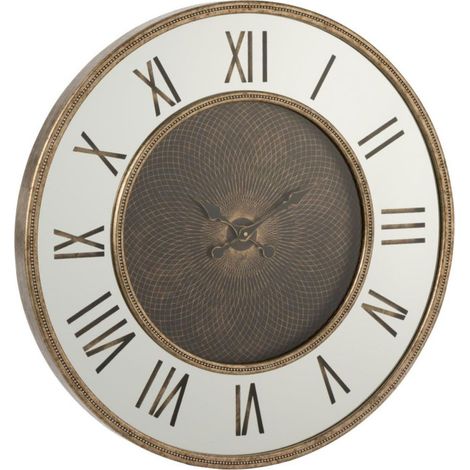 Horloge Murale Design "Romains" 48cm Naturel (1/2)