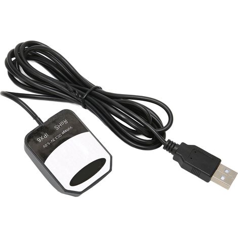 Externe GPS-Antenne VK-162 mit USB-Kabel für die Navigation mit Google Earth, kompatibel mit Windows und Linux