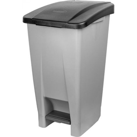 Poubelle 700 x 490mm à pédale 60 L - Denox (1/3)