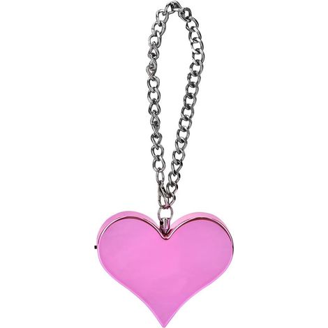 Alarme personnelle audible de sécurité 130DB, sirène d'autodéfense d'urgence de trousseau d'alarme en forme de coeur pour femmes/hommes/enfants/personnes âgées(rose) (1/5)