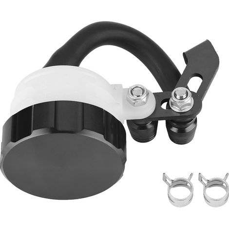 Serbatoio universale per liquido freni moto, realizzato in CNC, per cilindri olio resistenti al calore. (1/5)
