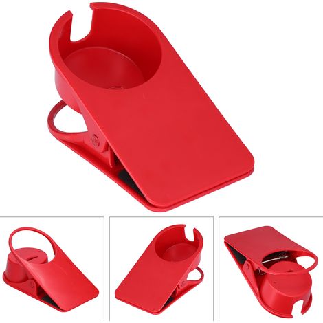 Support de gobelet à pince, grand format, en plastique, pour bureau ou table de jeu vidéo.
