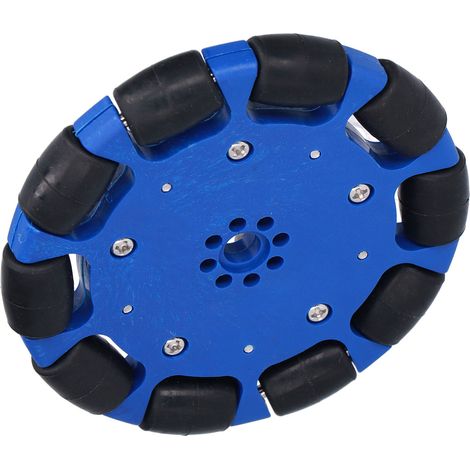 100-mm-Omnidirektionalrad, Neopren-Antriebsrollen, Omni Smart Robot Car Zubehör, 8-mm-Loch (1/5)