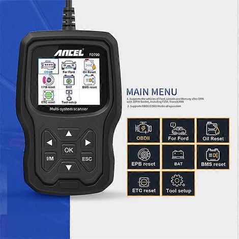 Für Ford Autophix 7150 OBDII Scanner Kfz-Diagnosegerät 2025 (1/2)