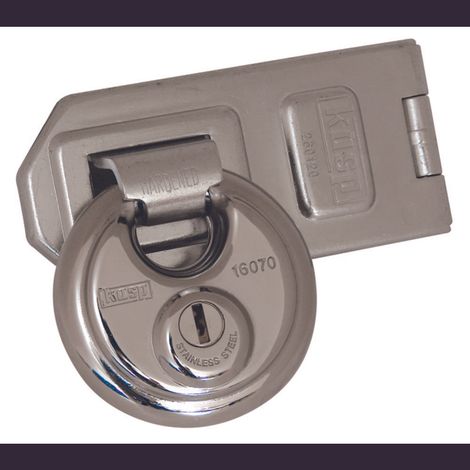 Kasp K16070D260 Cadenas fermeture différente argent avec serrure à clé C50470 (1/3)