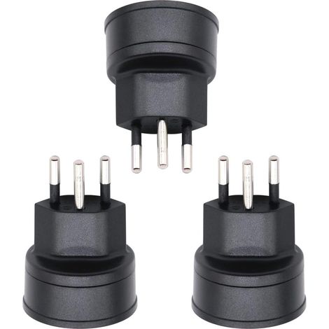 EU zu Schweiz/Liechtenstein 2 Pin Adapter DE/FR/IT/ES 3 Pin (1/5)