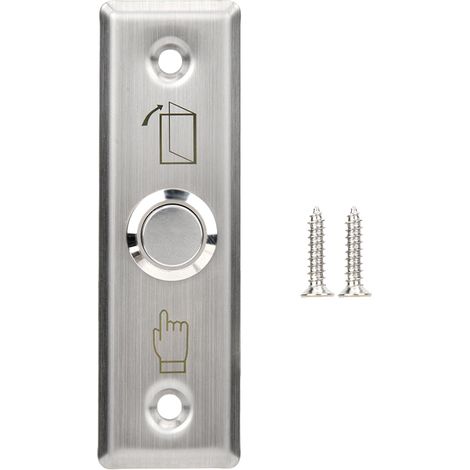 Bouton de sortie poussoir en acier inoxydable 12V pour contrôle d'accès de porte (1/5)