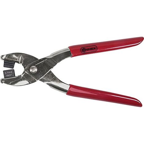CONNEX - PINZA PER CAPICORDA 0,14-6MM -IMPUGNATURA IN PLASTICA COLORE ROSSO (1/3)