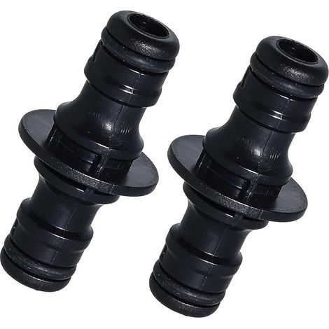 2 pièces raccords de Tuyau d'arrosage,1/2 Pouce Double fiche Pièce,raccordement de Deux tuyaux pour l'extension, même avec Une Pression d'eau élevée. (1/5)