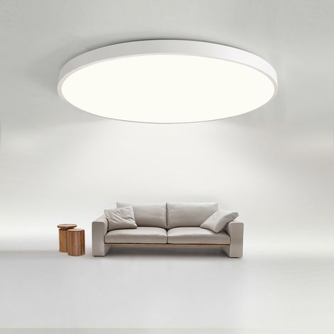 Plafonnier LED, 24W, 4000K, pour salon, chambre, couloir, cuisine ou bureau, pour une diffusion générale dans les espaces intérieurs.-AquaForge (1/5)