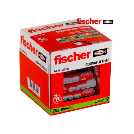 Taco 12X60Mm Duopower Nyl Fischer 25 Pz