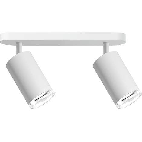 Faretto a parete/soffitto 2 luci bianco GU10 IP44 Turyn Polux (1/4)
