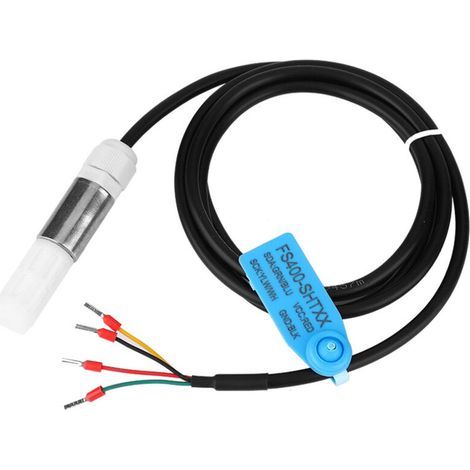 Capteur température et humidité anti-poussière, boîtier acier inoxydable + plastique, sortie I²C – SHT31 (1/5)