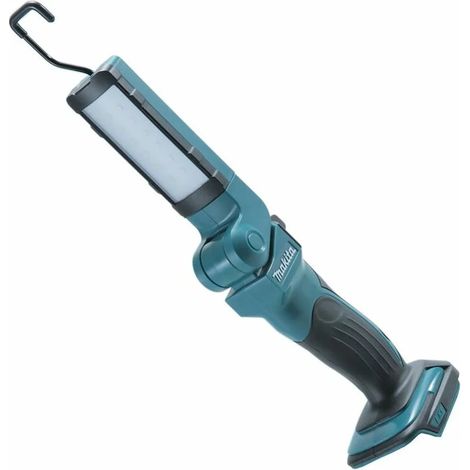 Makita – Lampe de travail LED rechargeable 14,4/18V – 2 niveaux d'éclairage – Orientation 360° – Pour chantiers humides – DEBDML801