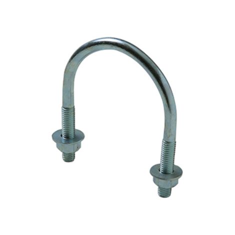 ABARCON EN "U" COMPLETO INOX A2(304) M8-3" - ATUSA