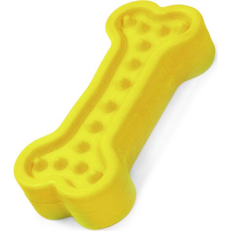 Flieder - Schwimmender Spielzeugknochen Modell Fluo ideal für die Zahnpflege bei Hunden (1/2)