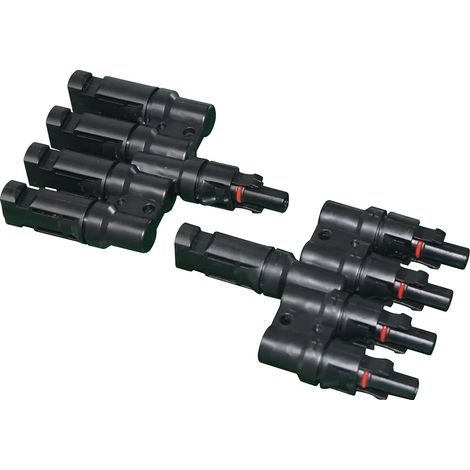 Solarpanelanschluss, wasserdicht, einfach zu bedienen, 4 in 1 Adapter (1/2)