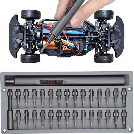 Les mini tournevis électriques de précision conviennent aux lunettes, montres, appareils photo, ordinateurs portables, drones, jouets, smartphones, produits électroniques, PS4, etc. (1/5)