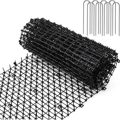 2m Tapis Anti-Chat avec Pointes 200 x 30 2,2 cm de Dissuasion Répulsif pour Chat Chien Animal 8 Ancrages au Sol,pour Jardin Canapé, Murs, Intérieur, Extérieur - (1/5)