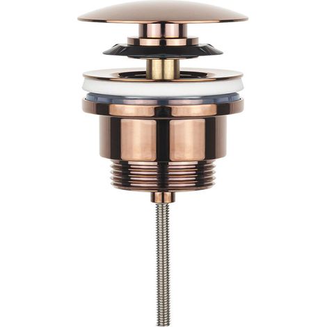 Click-ClACK Rea Gold Universal-Spülbeckenstöpsel – Roségold