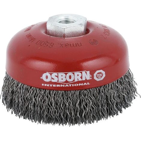 Brosse coupe fil ondulé de diamètre 100 x M14 OSBORN 0002613194