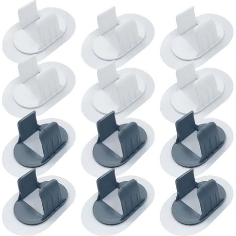 Collier De Serrage - Auto-adhésif - Diamètre Tuyau 30-38 mm - Pour Fixation Tuyaux Eau Gaz PVC - 12 Pièces (1/5)