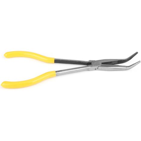 Pince en acier extra longue de 270 mm, outil pour la réparation et l'entretien des véhicules commerciaux (coude à 45°) (1/5)