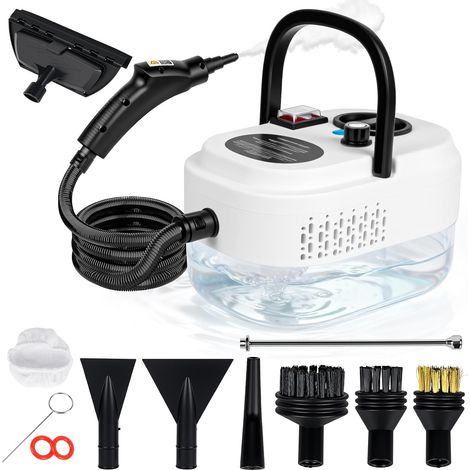 Nettoyeur Vapeur Portable 2500W - 3.5 Bar Pression - 6 Niveaux Réglables (1/5)