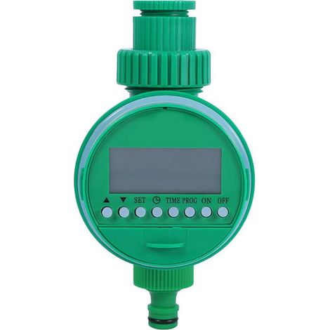 Minuterie D'arrosage électronique du Jardin Système de Contrôleur D'irrigation des Plantes Temps d'eau ble (1 Min-10h) pour la Pelouse, L'irrigation Goutte à Goutte, (1/5)