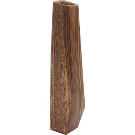 Grand vase de sol surdimensionné en bois de bambou, décoration rétro vintage (1/5)