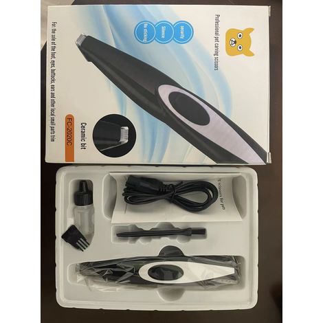 Tondeuse pour chats et chiens, ciseaux à poils pour les pattes, tondeuse à poils, tondeuse électrique, tondeuse à poils (1/4)