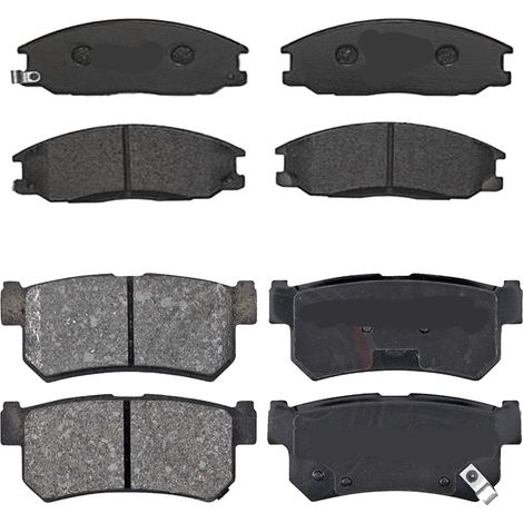 KIT PASTIGLIE FRENO ANTERIORI E POSTERIORI compatibile con SSANGYONG TIVOLI / PASTIGLIE FRENANTI AUTO OEM ADB32322,ADB32023 / SOSTITUZIONE DIRETTA / BASSA POLVERE / SILENZIOSO (1/4)