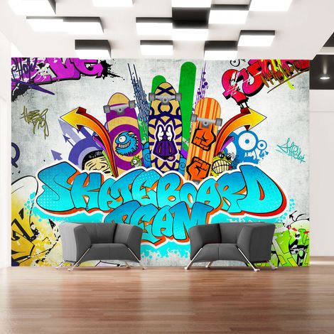 Fotomurale - Skateboard team - 200x140 (1/4)