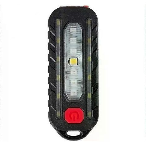 Mini-Taktik-Schulterlampe mit Clip, USB-aufladbar, berührungsempfindlich, Rücklicht, Helmlampe, Schlüsselanhängerlampe (1/5)