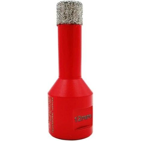 Ineasicer 12mm Diamond Drill Bits Hole Saw with M14 Thread for Dry Drilling in Porcelain Tile Granite Marble (1/5)