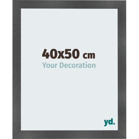 yd. - Cadre photo 40x50 - Noir Mat - MDF - Pisa (1/5)