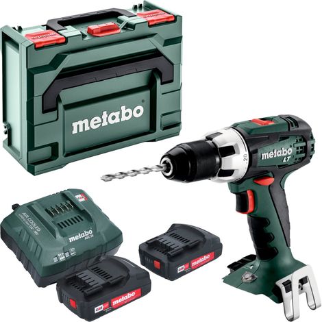 Metabo BS 18 LT Perceuse-visseuse sans fil 18 V 60 Nm + 2x batterie 2,0 Ah + chargeur + metaBOX