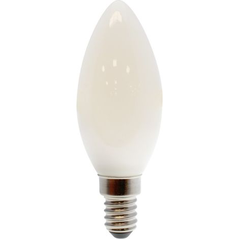 Bombilla LED E14 C35 Milky (6W)  3000ºK (blanco cálido) (1/5)