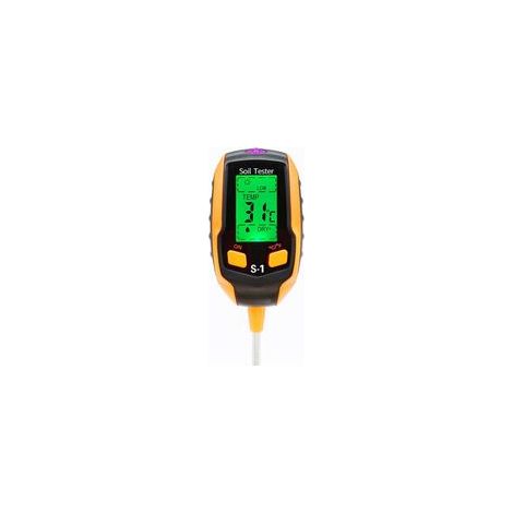 Lntyq Humidimètre 4 en 1 - Écran LCD numérique - Température des Plantes/humidité du Sol/pH/intensité de la lumière du Soleil - Testeur de Sol pour Jardinage, Agriculture,31.75.72.8cm (1/5)