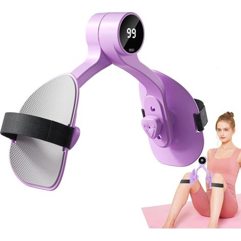 Appareil d'exercice du plancher pelvien avec comptoir, appareil de musculation des cuisses pour femmes, appareil d'entraînement rotatif à 360° pour l'intérieur des cuisses à usage domestique (FMY) (1/5)